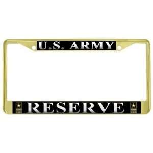  US United States Army Reserve Gold Metal License Plate 