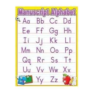   Friend 978 0 439 49948 4 Manuscript Alphabet Chart Toys & Games