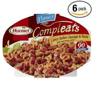 Hormel Compleats Italian Style Pasta In Red Sauce, 10 Ounce (Pack of 6 
