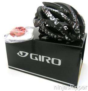 GIRO ATMOS MATTE BLACK/WHITE CROWD Large (59 63cm)   New 361857314116 