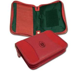  Cincinnati Reds Red Leather Zippered PDA Case Sports 