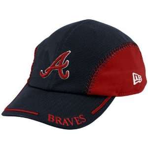   Atlanta Braves Toddler Red Navy Blue Team Ball Adjustable Hat Sports