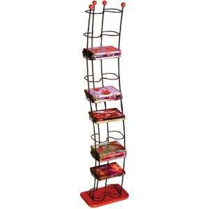  NEW ATLANTIC 1386 Wave 74 DVD Wire Towers (Black/Cherry 