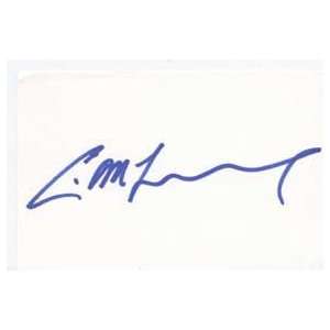 ERIC MCCORMACK Signed Index Card In Person