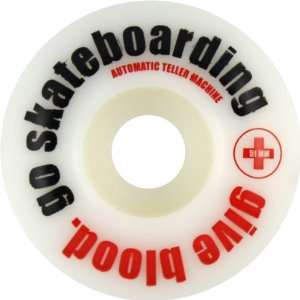   : ATM Give Blood 51mm Skateboard Wheels (Set Of 4): Sports & Outdoors