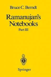 Los cuadernos de Ramanujan Parte III NUEVO por Srinivasa Ramanu