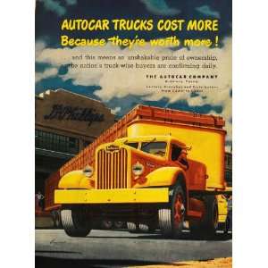   Semi Trailer Truck Ardmore PA   Original Print Ad: Home & Kitchen