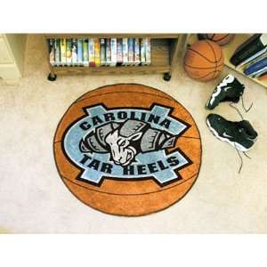  BSS   UNC   Chapel Hill NCAA Basketball Round Floor Mat 