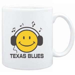  Mug White  Texas Blues   Smiley Music: Sports & Outdoors
