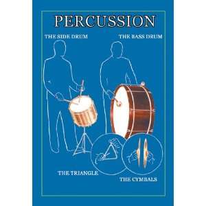  Percussion 12X18 Art Paper with Black Frame: Home 