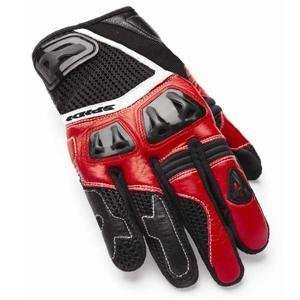  Spidi Jab R Gloves   Large/Red Automotive