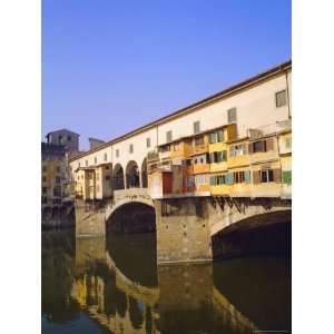 The Ponte Vecchio, The Old Bridge Over the River Arno, Florence 