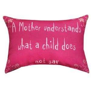  A Mother Understands What A Child Word Pillow