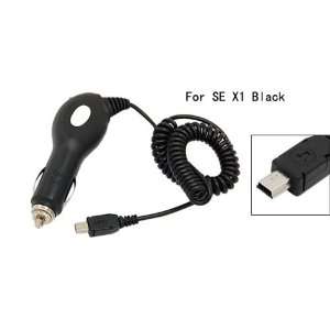 Amico Cellphone Car Charge Adapter Charger for Sony Ericsson X1 Black