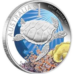   2011   1$ Celebrate Australia Great Barrier Reef 1Oz 