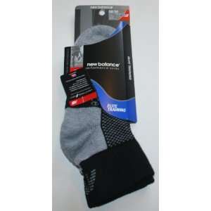   Crew Sock   1 pair   Size: Medium   Black/Grey made in USA: Sports