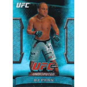  2009 Topps UFC Undisputed Greats of the Game Foil Card  BJ 