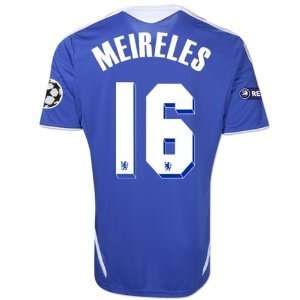 Soccer Jersey Meirelas # 16 Chelsea Home 2012 Football Shirt with UCL 