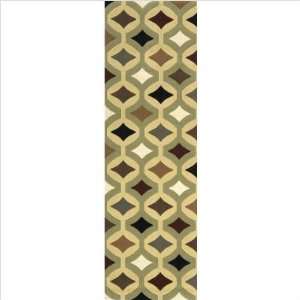   Sage Contemporary Cut Roll Runner Rug Size: 1 x 26 Home & Kitchen