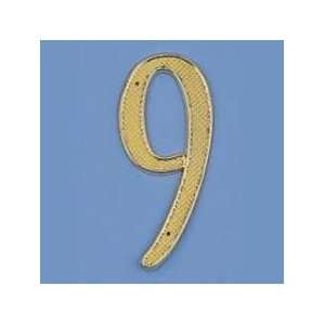  Brass House Number, #9