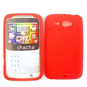  HTC Chacha / HTC Status Deluxe Silicone Skin, Red Skin 
