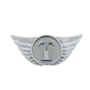  Thor Silver Winged Belt Buckle 