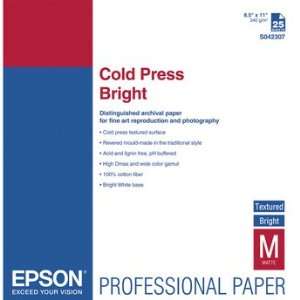  Epson Cold Press Bright Fine Art Textured Matte Cotton Rag 