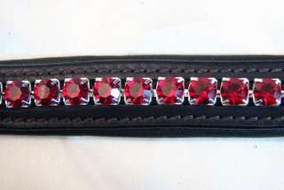 FSS 6mm Crystal SIAM RUBY RED WINE Bling Browband MADE WITH SWAROVSKI 