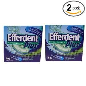 Efferdent Denture Cleanser Plus Kills Odor Causing Germs And Contains 