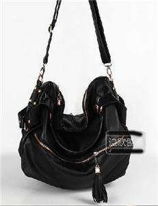 Ladies Studded Chain Strap Shoulder Bag Purse Casual xM1472  