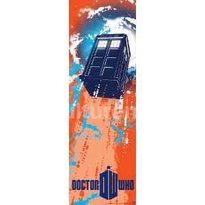  Doctor Who Tardis Taking Off Vert. FINEST BRAND CANVAS 