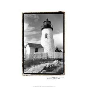 Pemaquid Point Light, Maine I by Laura Denardo. Size 10.00 X 15.50 Art 