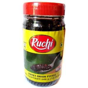 Ruchi Sweet Onion Pickle   300g Grocery & Gourmet Food