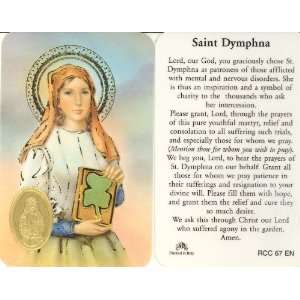  St. Dymphna Prayer Card (RCC 67E)