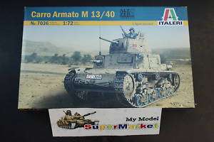 Italeri 1/72 7036 Carro Armato M 13/40  