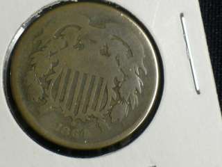 1864 Two Cents Piece  