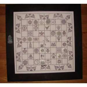  Chess Quaker Style   Cross Stitch Pattern Arts, Crafts 