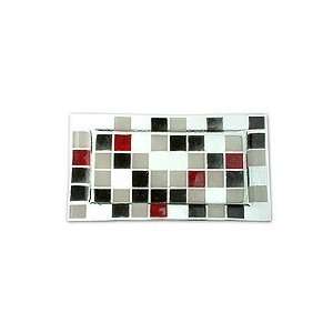  Glass tray, Domino