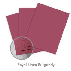  Royal Linen Burgundy Paper   500/Carton