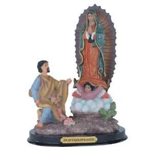   Of Guadalupe With Saint Juan Diego Religious Figurine: Home & Kitchen