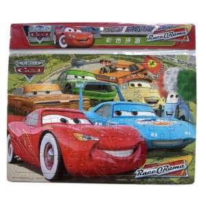  Disney Cars Jigsaw   McQueen Puzzle Playset 60 pcs: Toys 