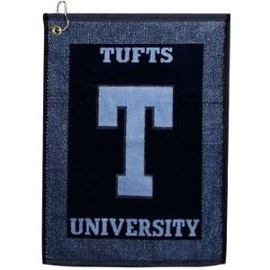  Tufts Jumbos Woven Jacquard Golf Towel: Sports & Outdoors