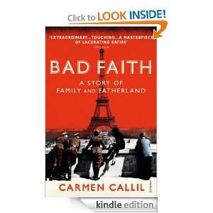 Bad Faith: Carmen Callil:  Kindle Store