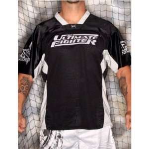  TapouT TUF 10 Team Rampage Football Jersey   Black/Silver 