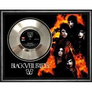  Black Veil Brides The Legacy Framed Silver Record A3 