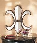 vintage french inspired chic fleur de lis mirror wall d  $ 