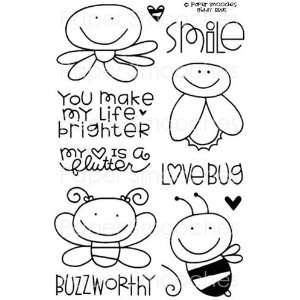 Giddy Bugs 4 x 6 Stamp Set: Arts, Crafts & Sewing
