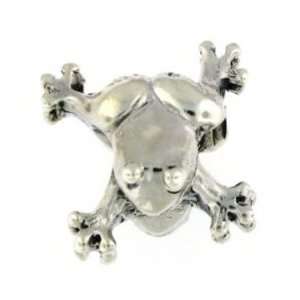    Sterling Silver, Authentic Carlo Biagi Jumping Frog Bead: Jewelry