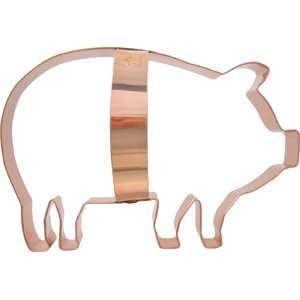  Pig Cookie Cutter (Giant with handle): Kitchen & Dining