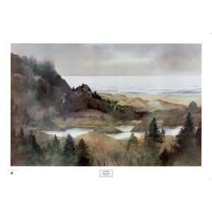Oregon Coast, 1985 Finest LAMINATED Print Nancy T. Stonington 38x27